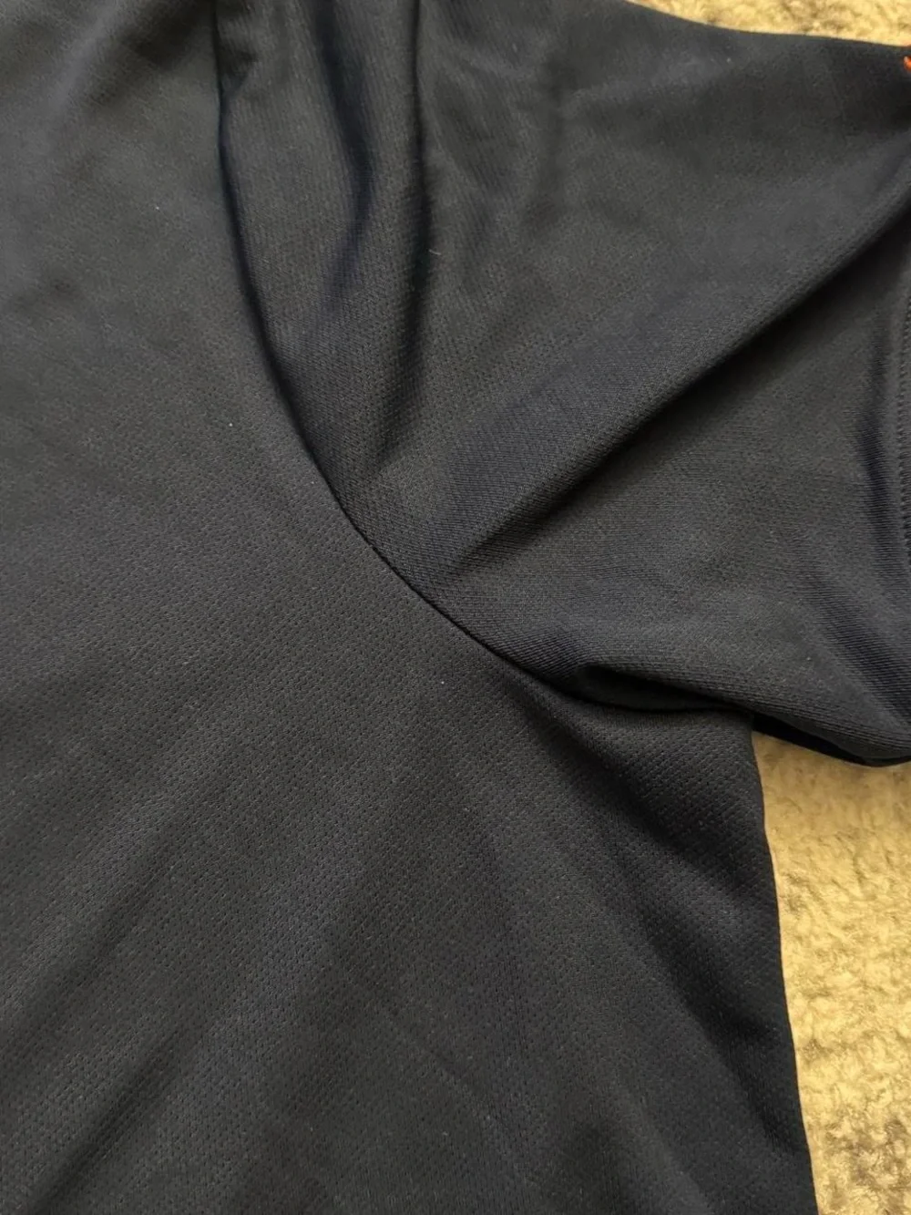 Nike Dri Fit Illinois Fighting Illini Navy Golf Polo Size XL